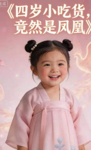 四岁小吃货，竟然是凤凰